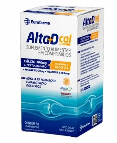 Suplemento Alimentar Alta D + Cal - 60 Comprimidos